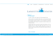 Tablet Screenshot of lafayetteestates.com